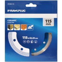 Rawlplug Ciągła tarcza diamentowa 115x22,23mm 1szt - RT-DDC-115