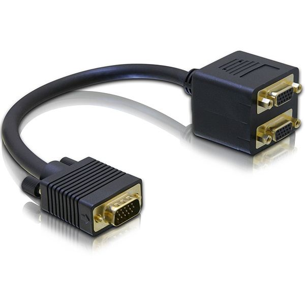 Delock DL65060 VGA male -> 2x VGA female adapter (DL65060)