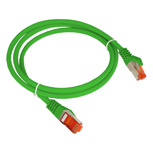 A-LANtec F/UTP CAT6 Patch kábel 1m - Zöld
