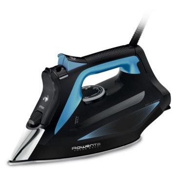 Rowenta DW5310 Gőzölős vasaló Microsteam 400 HD lézer vasalótalp 2700 W Fekete, Kék (DW5310D1)