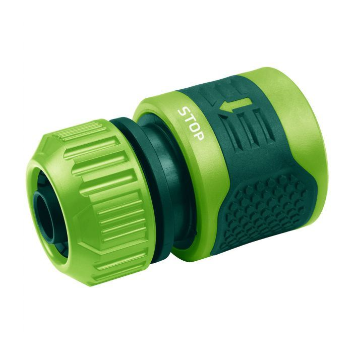 Verto 15G731 Tömlő gyorscsatlakozó vizstoppos kétkomponensű 1/2