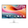 MSI Monitor Business PRO MP251W E2 24,5" FHD, 1920x1080, IPS, 120Hz, 1500:1 CR, 300cd/m2, 1ms, HDMI, DP, VGA, White