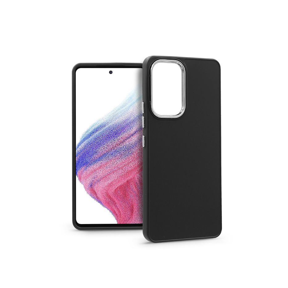 Samsung A536U Galaxy A53 5G szilikon hátlap - Frame - fekete (PT-6717)