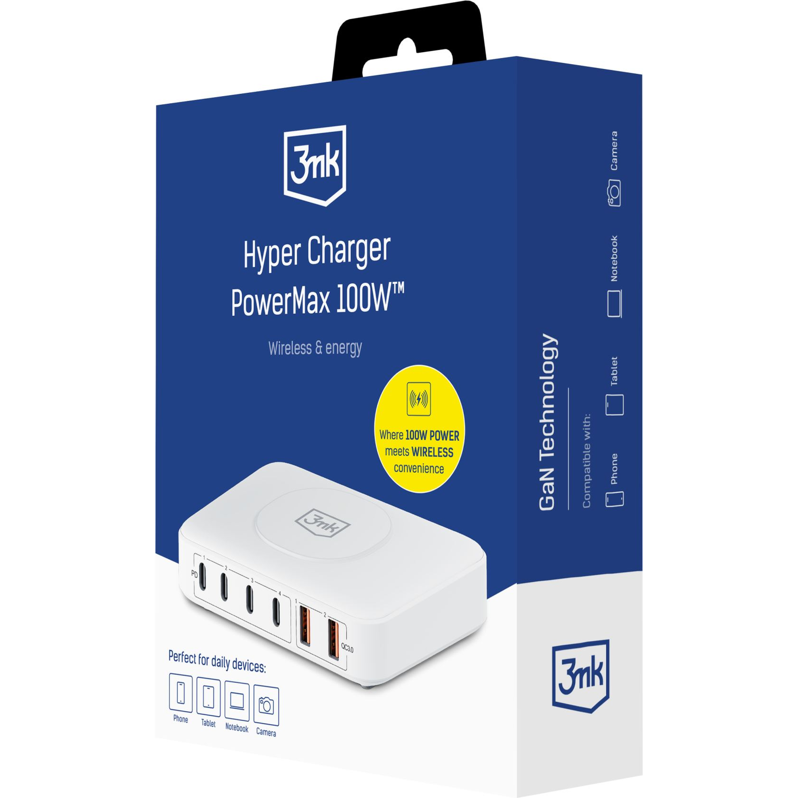 3mk Hyper Charger PowerMax 100W töltő (3MK527255) (3MK527255)
