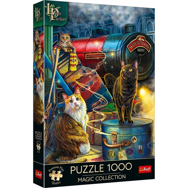 Trefl 1000 db-os Premium Plus Puzzle - Magic Collection - Varázslatos expressz - Lisa Parker (10897)