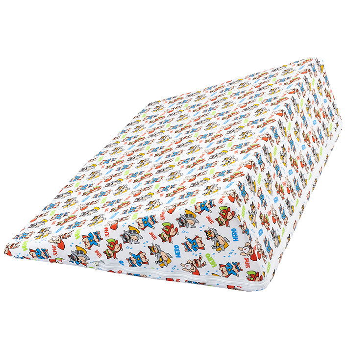 Bellatex huzat - Ék fejtámla 80 × 50 × 20 cm, 404 állatok - elasztán (13218)