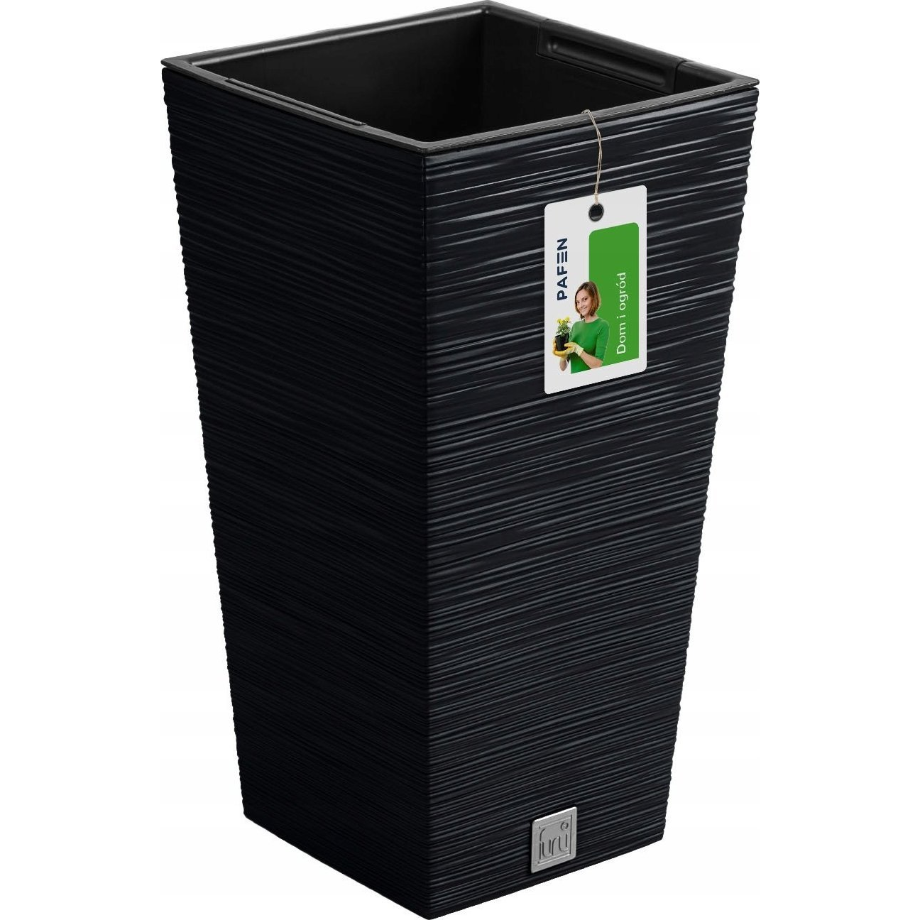 Furu Square Virágcserép - Antracit (DFSH240-S433)