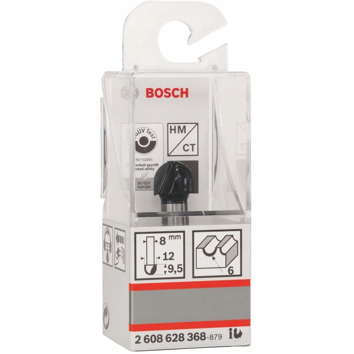 Bosch Accessories 2608628368 Vápamaró Keményfém Hossz 40 mm Átmérő 12 mm Szár átmérő 8 mm (2608628368)