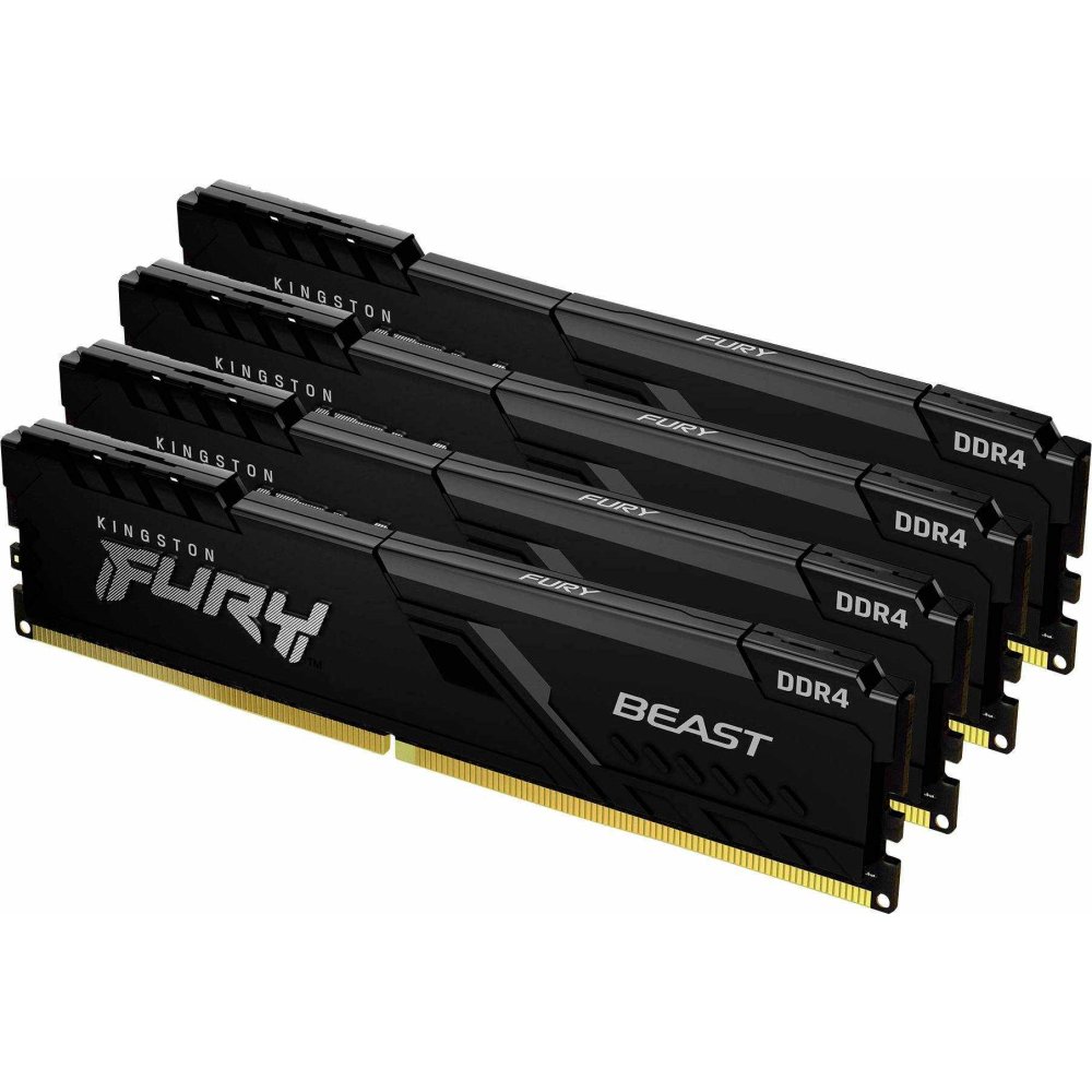 Kingston Technology FURY Beast pamäťový modul 32 GB 4 x 8 GB DDR4 (KF432C16BBK4/32)