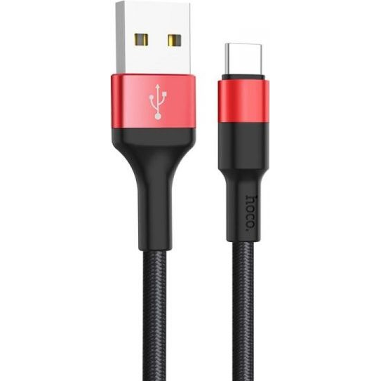Kabel Hoco USB - USB 3.1 typ C 1 m černý