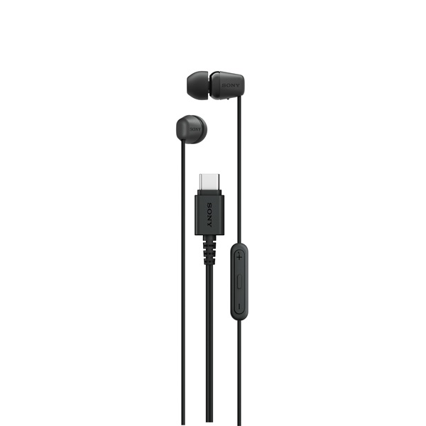 Sony IEREX15CB.CE7 USB Type-C vezetékes mikrofonos fekete fülhallgató (IEREX15CB.CE7)
