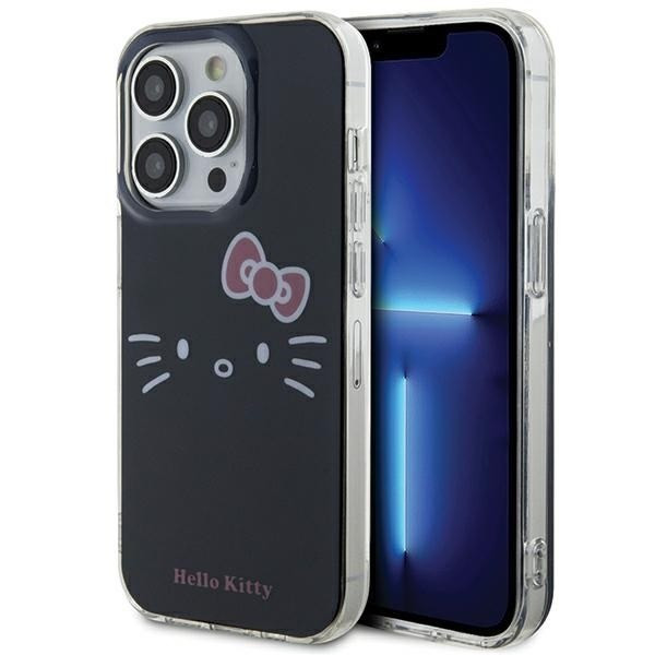 Hello Kitty IML Kitty Face iPhone 15 Pro Max telefon tok - Fekete (HKHCP15XHKHLK)