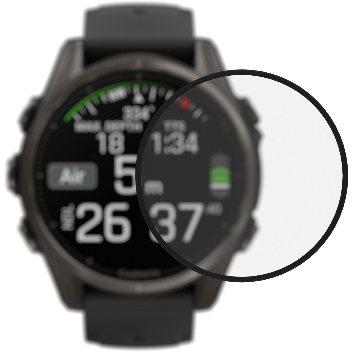 AlzaGuard Flexglass Garmin Fenix 8 43mm üvegfólia (AGD-TGW98)