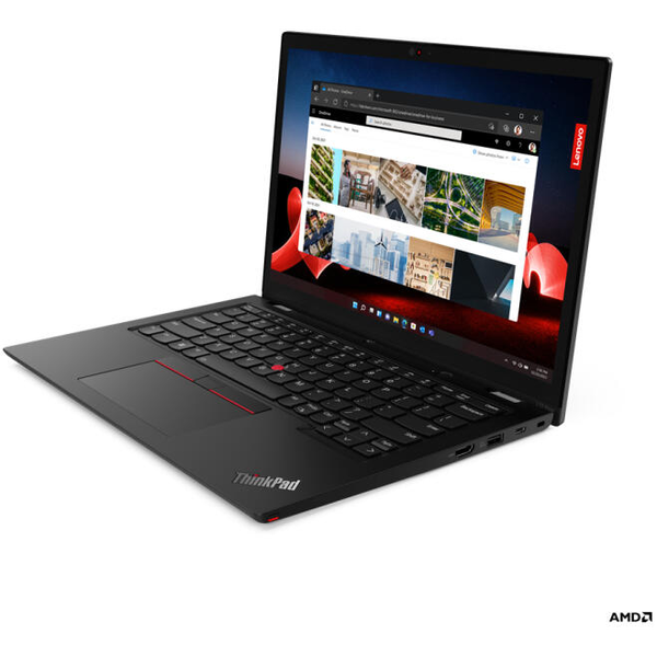 Lenovo ThinkPad L13 Хибриден (2 в 1) 33,8 см (13.3") Тъчскрийн WUXGA AMD Ryzen™ 7 PRO 7730U 32 GB DDR4-SDRAM 1 TB SSD Wi-Fi 6E (802.11ax) Windows 11 Pro Черен
