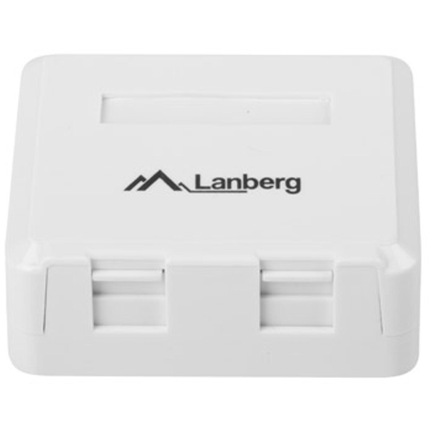 Nástěnná krabice Lanberg pro dva moduly typu keystone