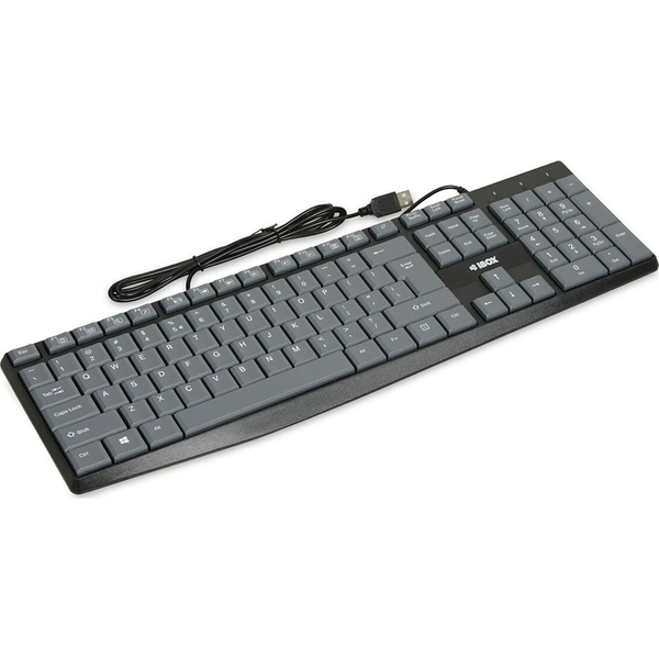 IBOX KLAWIATURA PRZEWODOWA ERIS  GREY