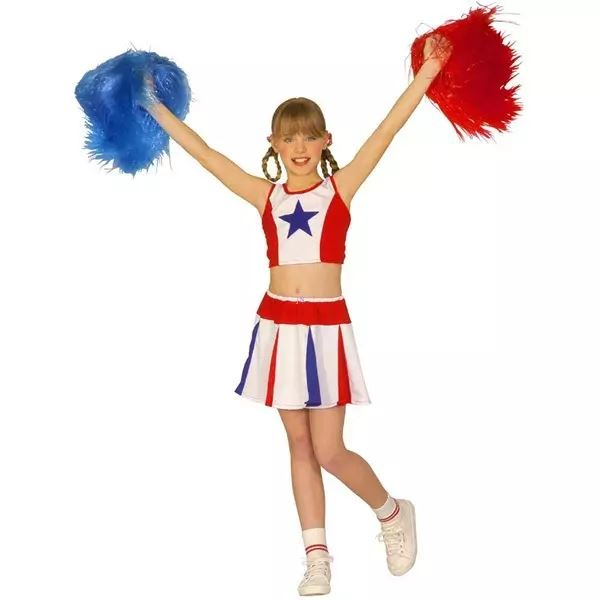 Pompom lány jelmez 140cm-es méret (38147) (egyéb38147)