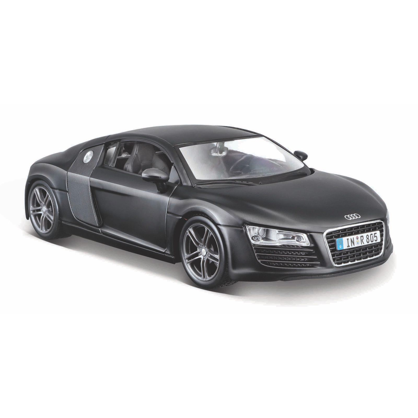 Maisto Audi R8 Fekete autó fém modell (1:24) (Z-31281)