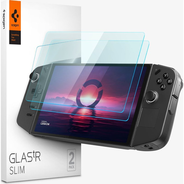 Tvrzené sklo pro Lenovo Legion Go, Spigen Slim 2-Pack na displej bez