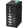 EDIMAX Switch Industrial 8-Port Gigabit PoE+ WebM. 4xSFP