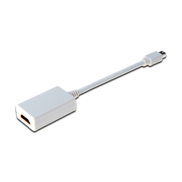Adaptér mini DisplayPort / HDMI Digitus AK-340404-001-W bílý