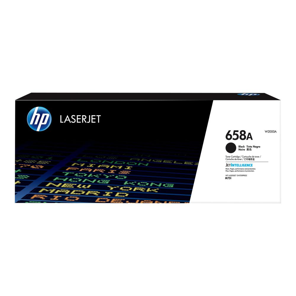 HP 658A - black - original - LaserJet - toner cartridge (W2000A) (W2000A)
