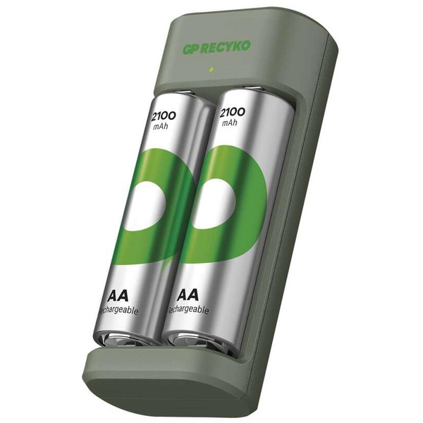 GP Eco E221 + 2× AA ReCyko 2100