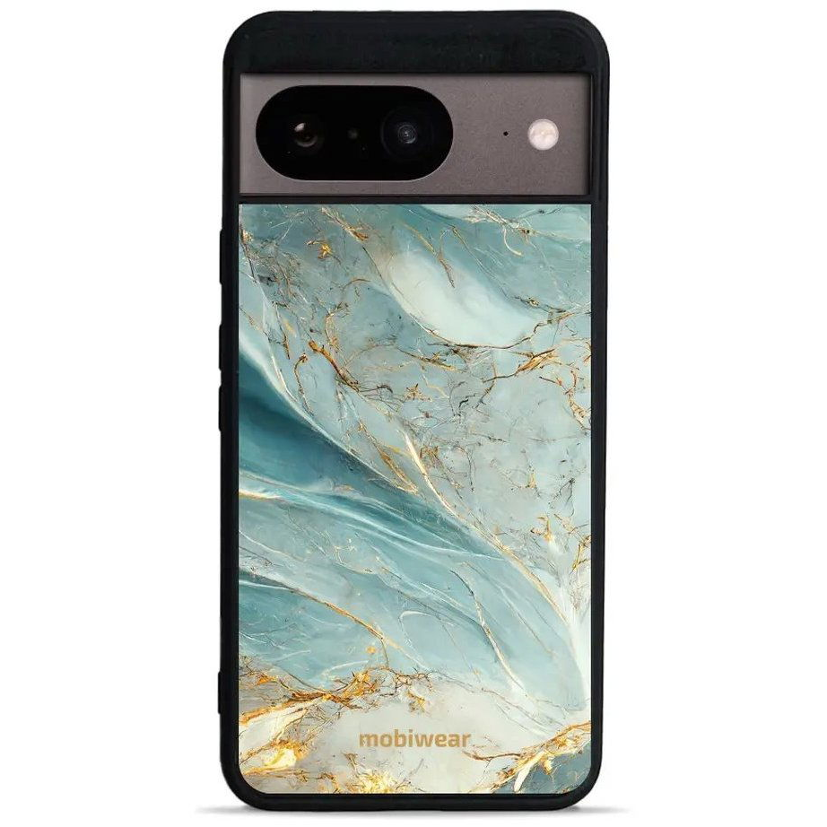 Mobiwear Glossy Glossy for Google Pixel 8 - Greenish Marble (5907861295963)