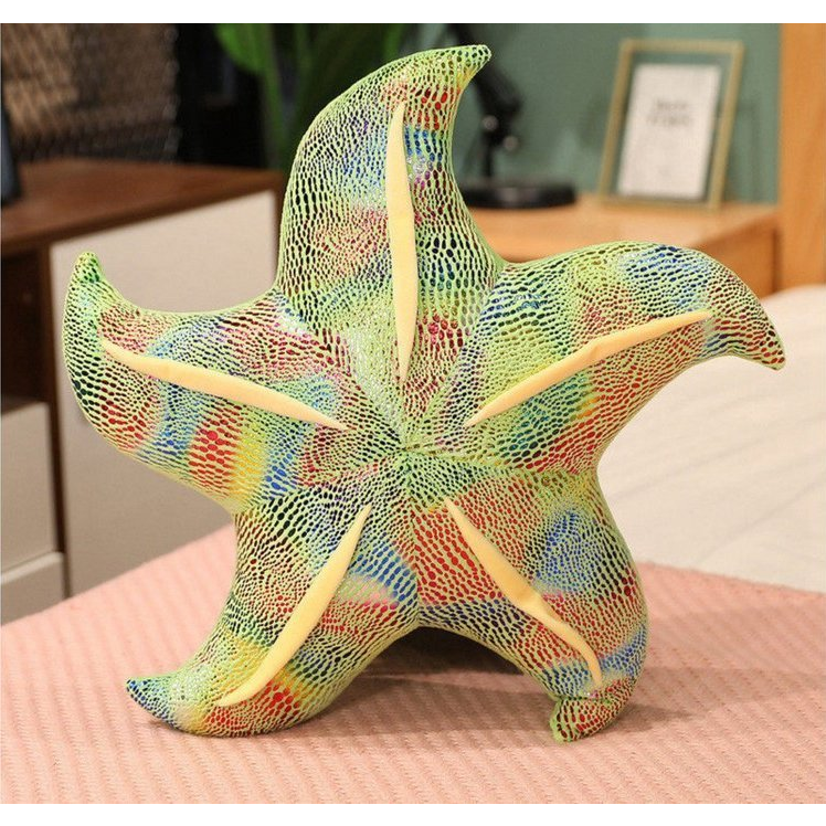 Plüss Tengeri Csillag Párna - 45 cm, Zöld (16801)