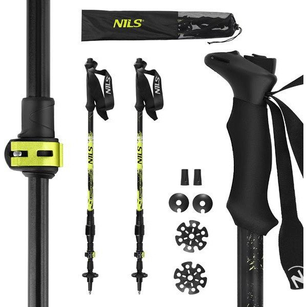 Nils Extreme Kijki trekkingowe Nils TK8608 regulowane 70-130cm