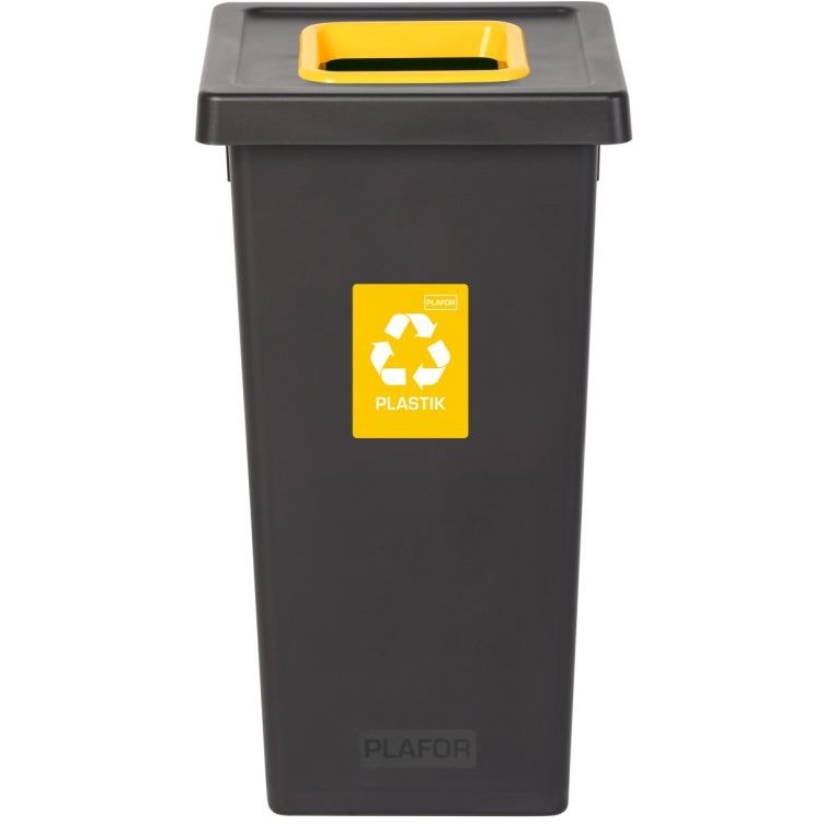 Igotrend, 724001 szelektív szemetes 75 L, FIT BIN - fekete/sárga (5907749917246)