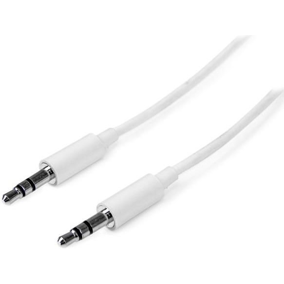 StarTech.com MU2MMMSWH audio kabel 3.5mm Wit