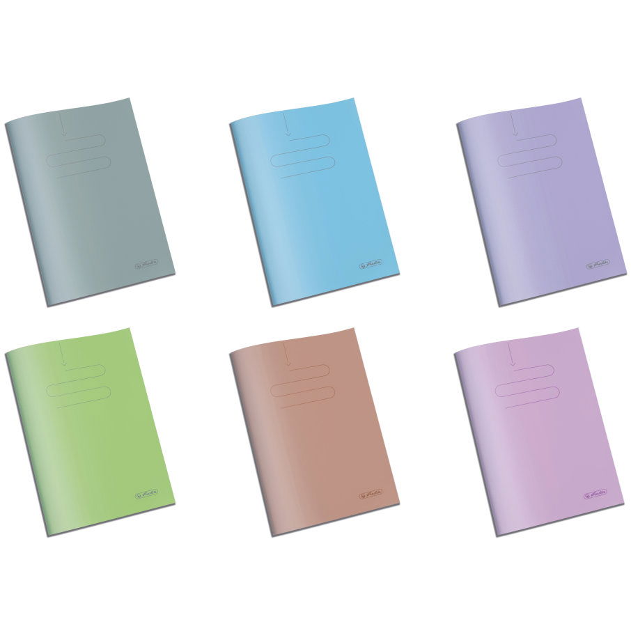 HERLITZ A5, 60 lapos, PP, vonalas, több színben, 1 db (9091752)