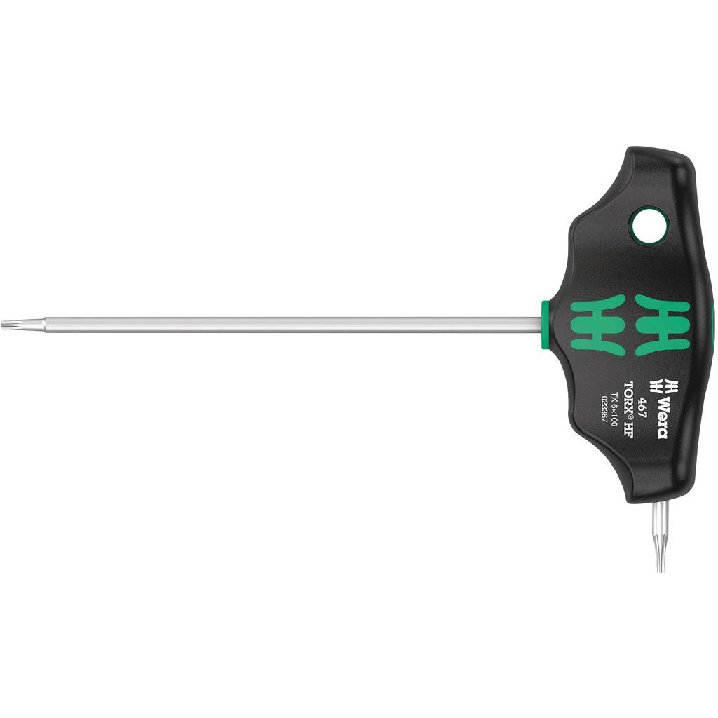 Wera 467 TORX HF Torx csavarhúzó Méret (csavarhúzó) T 6 Penge hossz: 100 mm 1 db (05023367001) (05023367001)