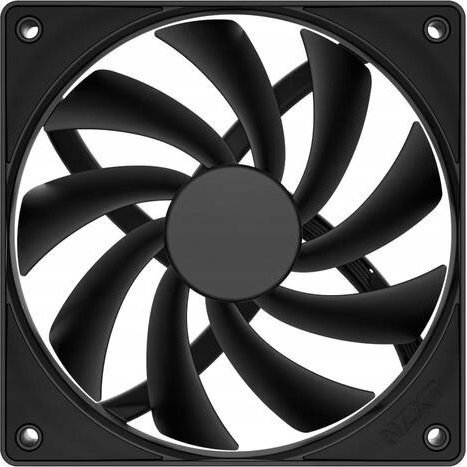 NZXT RF-Q12SF-B2 számítógépes hűtőrendszer Számítógép ház Ventilátor 12 cm Fekete 1 db (RF-Q12SF-B2)