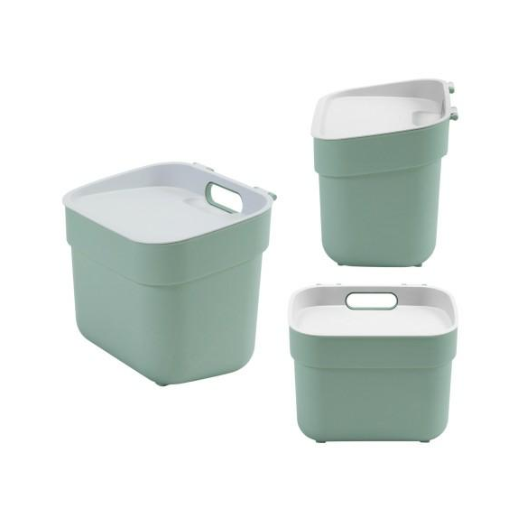 Curver READY TO COLLECT Biomülleimer [5L], grün 251948 Szemeteskuka Zöld 1 db