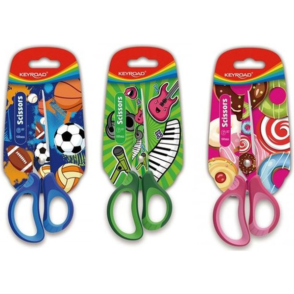  Keyroad NOŻYCZKI SZKOLNE TATTO SOFT 15 CM KEYROAD BLISTER