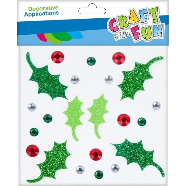  Craft with Fun CF OZDOBA DEK EVA LISTKI SPRZYL 23SZT PBH 12/288
