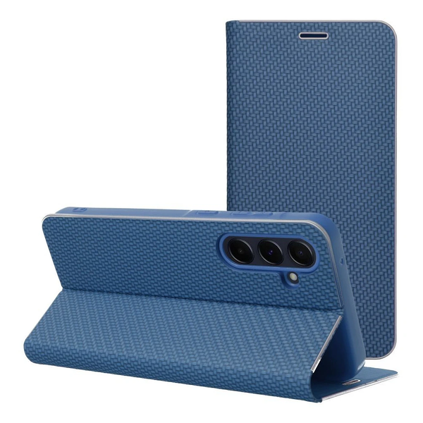 LUNA Book Carbon tok Samsung A06 készülékhez kék