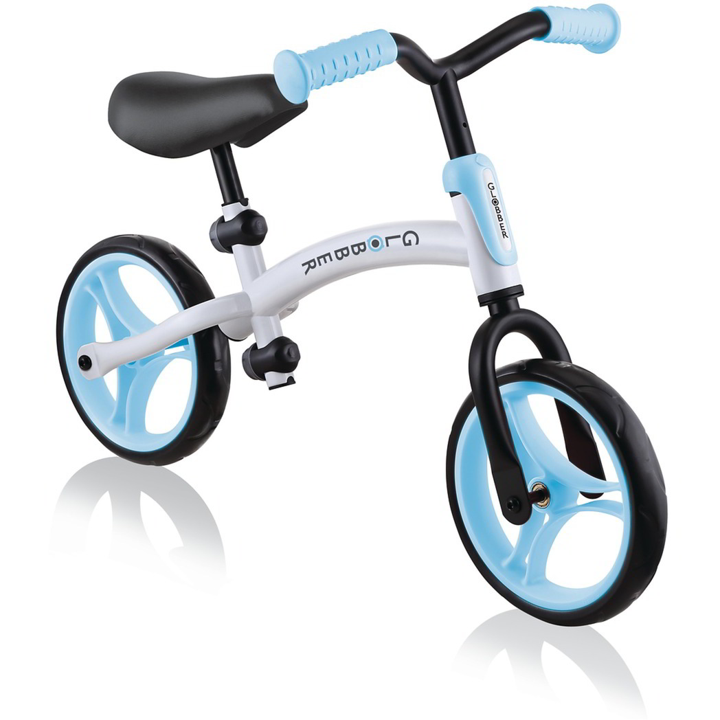 Globber Go Bike Duo Gyerek futóbicikli 10" - Világoskék / Fehér (614-201-2)