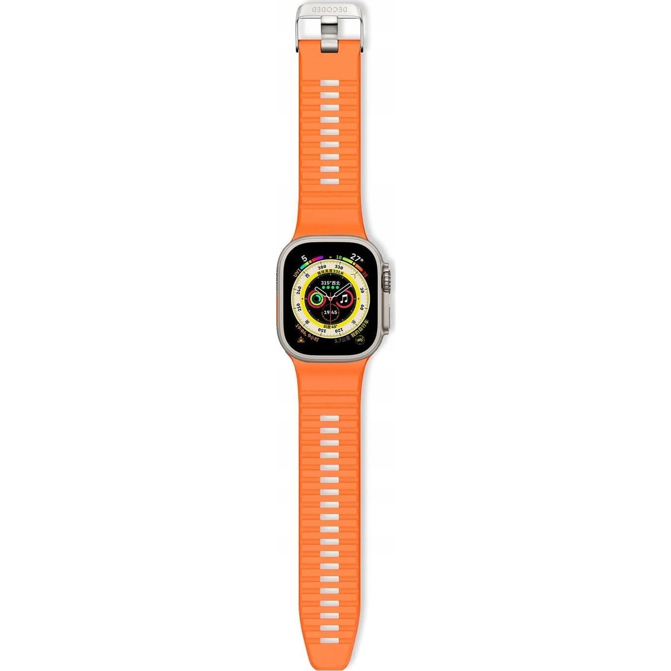 Decoded Szilikon Szíj Apple Watch 42/44/45/49mm Barackszín (D24AWS49UTS1AH)