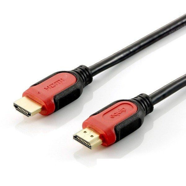 Equip 119343 cabo HDMI 3 m HDMI Type A (Standard) Preto, Vermelho