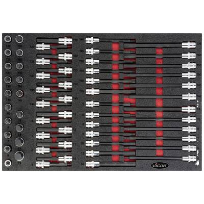 Vigor (V4727) Csavarhúzó betét készlet (V4727) (V4727)