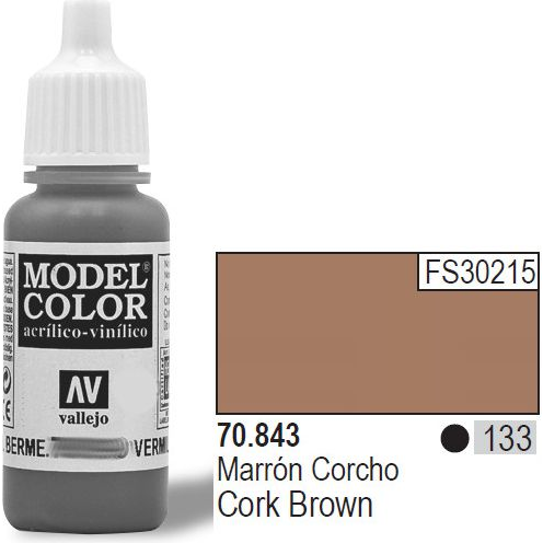 Vallejo Model Color Cork Brown Akrilfesték 70843 (70843)