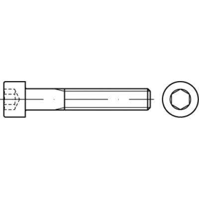 TOOLCRAFT TO-5441973 hengeres fejű csavar 31 mm 13 mm belső hatlap 83912 rozsdamentes acél A5 100 db (TO-5441973)