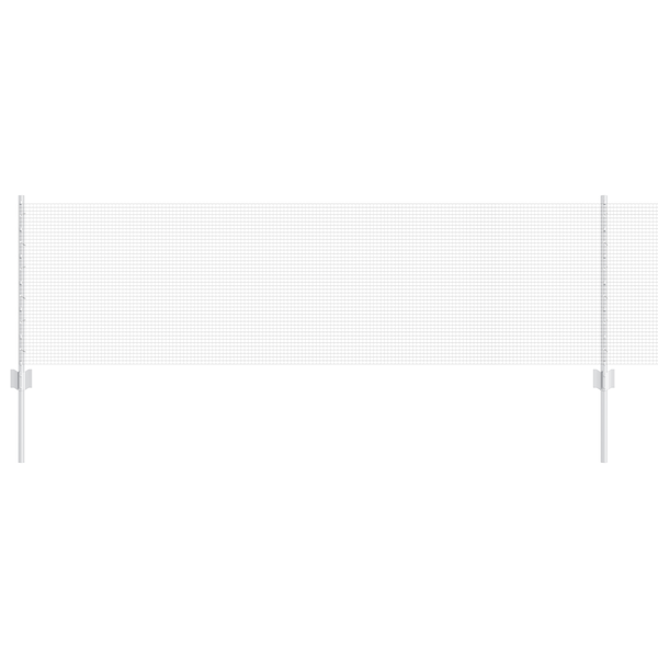 Hegesztett drótkerítés 22 U oszloppal Ezüst 0.6x50 m Acél