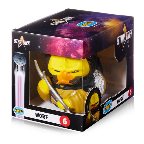 Numskull Tubbz Boxed Star Trek Worf Gumikacsa (NS4601)