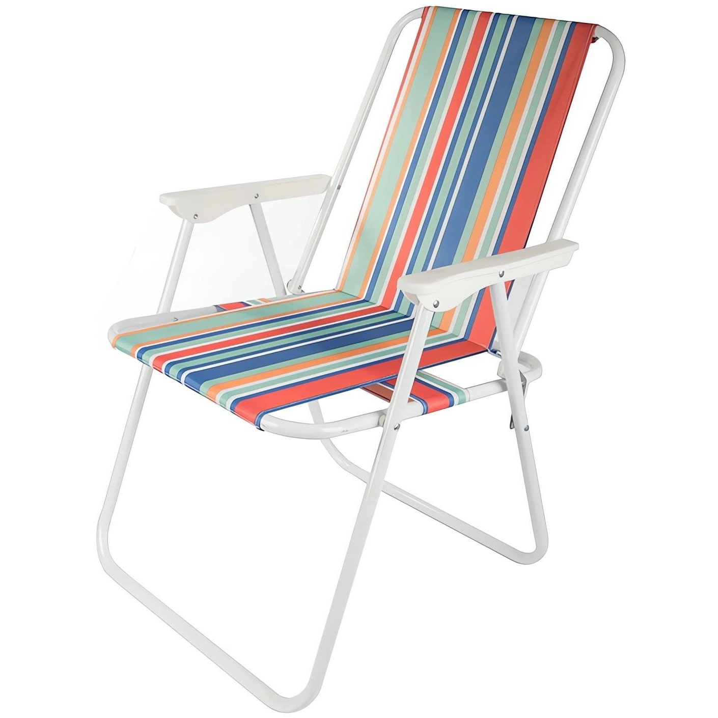 Verk 14414 Tourist folding chair orange-blue (14414_KP)
