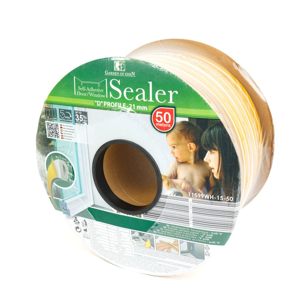 Garden of Eden öntapadós ajtó- ablakszigetelő 50m (11599WH-15-50) (11599WH-15-50)