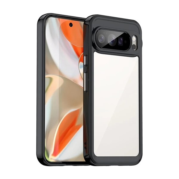 Szilikon telefonvédő (ütésállóság, átlátszó hátlap) FEKETE Google Pixel 10 Pro XL "Gigapack csomagolás" (GP-174323) Szilikon telefonvédő (ütésállóság, átlátszó hátlap) FEKETE Google Pixel 10 Pro XL "Gigapack csomagolás" (GP-174323)